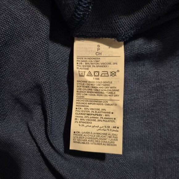 Old Navy Live In women's size Small french terry hooded mini shift dress, New - Picture 7 of 9